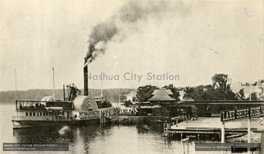Postcard: Wolfeboro Dock Station